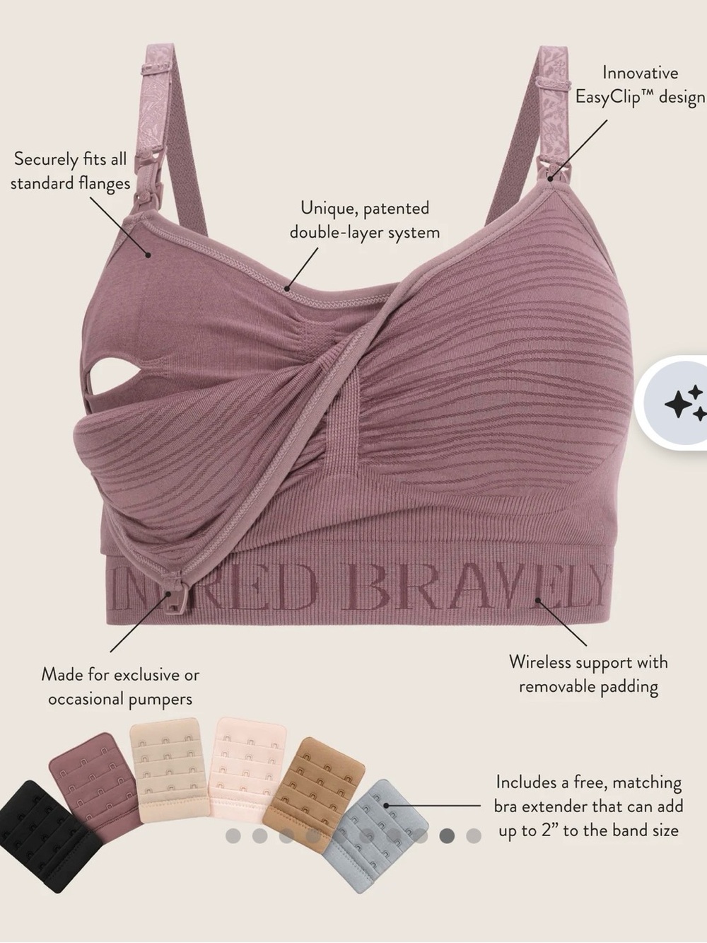Sublime Hands Free Pumping & Nursing Bra